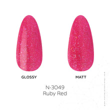 تحميل الصورة إلى عارض المعرض، طلاء جل N-3049-Ruby Rose 15 مل