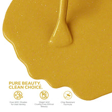 Load image into Gallery viewer, N3051 – Golden Glow Gel Polish – 15ml | Long-Lasting, High Gloss Yellow Gold Shimmer Nail Polish Gel