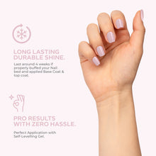 Load image into Gallery viewer, N3059 – Pink Champagne Gel Polish – 15ml | Long-Lasting, Sparkling Nude Pink Nail Polish Gel