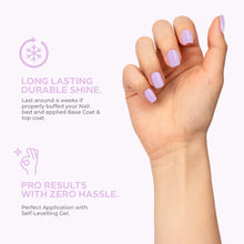 Load image into Gallery viewer, N3066 – Lavender Haze Gel Polish – 15ml |TPO & HEMA Free Long-Lasting, High Gloss Pastel Lavender Nail Polish Gel