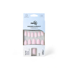 Load image into Gallery viewer, Nano® Barely Blush Pressed on Nails - 24pcs with Glue | Soft Pink Glossy Fake Nails Set