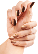 Load image into Gallery viewer, Burnt Copper Chrome Powder – 0.8g | Mirror Chrome Powder Nails | Metallic Copper Chrome Nail Powder