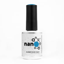 Load image into Gallery viewer, Deep Sea Blue Rubber Base Coat Gel – 15ml | Soak Off Builder Base Coat | Long Lasting Blue Rubber Base Coat