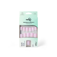 تحميل الصورة إلى عارض المعرض، Nano® Pink Whisper Pressed on Nails - 24pcs with Glue | Instant Gel-Like Shine, Soft Baby Pink Glossy Fake Nails Set