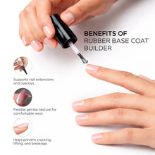 Load image into Gallery viewer, Rubber Base Coat Builder Gel 15ml