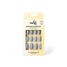 Load image into Gallery viewer, Nano® Smoky Lilac Pressed on Nails - 24pcs Self-Adhesive | Muted Grey-Lilac Fake Nails Set