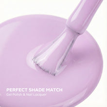 Load image into Gallery viewer, P2506 – Daydream Lilac Duo Pack – TPO &amp; HEMA Free Gel Polish &amp; Nail Lacquer (15ml each) | Long-Lasting, High-Gloss Nail Polish Set