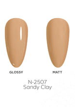 Load image into Gallery viewer, N-2507-Sandy Clay Gel Polish 15ml
