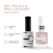 Load image into Gallery viewer, P2508 – Rosy Water Duo Pack – TPO &amp; HEMA Free Gel Polish &amp; Nail Lacquer (15ml each) | Long-Lasting, High-Gloss Nail Polish Set