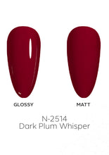 تحميل الصورة إلى عارض المعرض، طلاء جل N-2514-Dark Plum Whisper 15 مل
