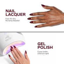 Load image into Gallery viewer, P2520 – Enigma Plum Duo Pack – TPO &amp; HEMA Free Gel Polish &amp; Nail Lacquer (15ml each) | Long-Lasting, High-Gloss Nail Polish Set