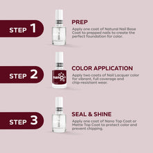 Load image into Gallery viewer, L 2520 – Enigma Plum Nail Polish – 15ml | High Gloss, Gel Like Finish Intense Red Nail Polish | Bold Red Nail Lacquer