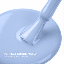 Load image into Gallery viewer, P2547 – Serene Sea Duo Pack – TPO &amp; HEMA Free Gel Polish &amp; Nail Lacquer (15ml each) | Long-Lasting, High-Gloss Nail Polish Set