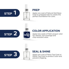 Load image into Gallery viewer, L 2551 – Sparkling Navy Nail Polish – 15ml | Gel Like Finish Glitter Navy Blue Nail Polish | Sparkle Navy Blue Nail Lacquer