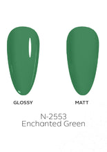 Load image into Gallery viewer, N-2553-Enchanted Green Gel Polish 15ml
