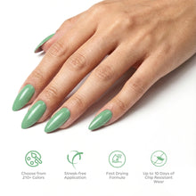تحميل الصورة إلى عارض المعرض، P2554 – Minty Fresh Duo Pack – TPO &amp; HEMA Free Gel Polish &amp; Nail Lacquer (15ml each) | Long-Lasting, High-Gloss Nail Polish Set