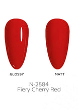 Load image into Gallery viewer, N-2584-Fiery Cherry Red Gel Polish 15ml
