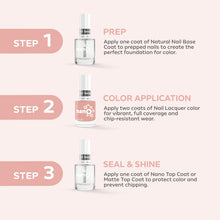 Load image into Gallery viewer, L 2587 – Pale Pink Nail Polish – 15ml | High Gloss, Gel Like Finish Soft Pink Nail Polish | Light Nude Pink Nail Lacquer