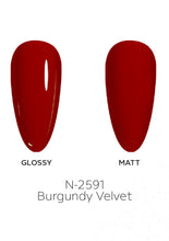 Load image into Gallery viewer, N-2591-Burgundy Velvet Gel Polish 15ml
