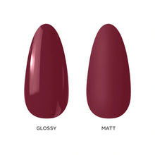 تحميل الصورة إلى عارض المعرض، P2596 – Dark Plum Duo Pack – TPO &amp; HEMA Free Gel Polish &amp; Nail Lacquer (15ml each) | Long-Lasting, High-Gloss Nail Polish Set