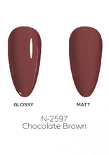 Load image into Gallery viewer, N-2597-Chocolate Brown Gel Polish 15ml
