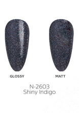 Load image into Gallery viewer, N-2603-Shiny Indigo Gel Polish 15ml
