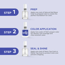 Load image into Gallery viewer, L 2604 – Sapphire Blue Nail Polish – 15ml | High Gloss, Gel Like Finish Blue Nail Polish | Sapphire Blue Nail Lacquer