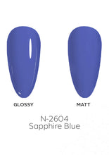 Load image into Gallery viewer, N-2604-Sapphire Blue Gel Polish 15ml
