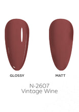 Load image into Gallery viewer, N-2607-Vintage Wine Gel Polish 15ml
