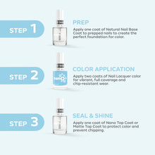 Load image into Gallery viewer, L 2614 – Heavenly Sky Nail Polish – 15ml | High Gloss, Gel Like Finish Blue Nail Polish | Soft Sky Blue Nail Lacquer