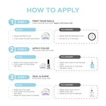 Load image into Gallery viewer, P2614 – Heavenly Sky Duo Pack – TPO &amp; HEMA Free Gel Polish &amp; Nail Lacquer (15ml each) |Long-Lasting, High-Gloss Nail Polish Set