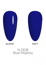 Load image into Gallery viewer, N-2636-Blue Majesty Gel Polish 15ml
