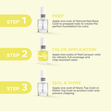 Load image into Gallery viewer, L 2637 – Yellow Gleam Nail Polish – 15ml | High Gloss, Gel Like Finish Sunshine Yellow Nail Polish | Bright Yellow Nail Lacquer