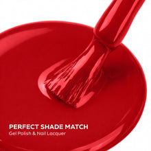 تحميل الصورة إلى عارض المعرض، P2640 – Cherry Lush Duo Pack – TPO &amp; HEMA Free Gel Polish &amp; Nail Lacquer (15ml each) | Long-Lasting, High-Gloss Nail Polish Set