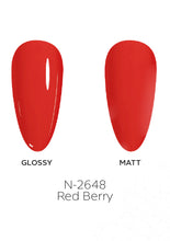 Load image into Gallery viewer, N-2648-Red Berry Gel Polish 15ml
