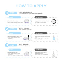 Load image into Gallery viewer, P2660 – Serene Sky Duo Pack – TPO &amp; HEMA Free Gel Polish &amp; Nail Lacquer (15ml each) | Long-Lasting, High-Gloss Nail Polish Set