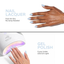 تحميل الصورة إلى عارض المعرض، P2662 – Crystal Blue Duo Pack – TPO &amp; HEMA Free Gel Polish &amp; Nail Lacquer (15ml each) | Long-Lasting, High-Gloss Nail Polish Set