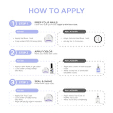 تحميل الصورة إلى عارض المعرض، P2663 – Lavender Field Duo Pack – TPO &amp; HEMA Free Gel Polish &amp; Nail Lacquer (15ml each) | Long-Lasting, High-Gloss Nail Polish Set