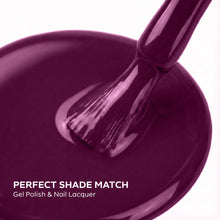 تحميل الصورة إلى عارض المعرض، P2667 – Deep Magic Purple Duo Pack – TPO &amp; HEMA Free Gel Polish &amp; Nail Lacquer (15ml each) | Long-Lasting, High-Gloss Nail Polish Set