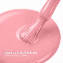 تحميل الصورة إلى عارض المعرض، P2679 – Rosy Coral Duo Pack – TPO &amp; HEMA Free Gel Polish &amp; Nail Lacquer (15ml each) | Long-Lasting, High-Gloss Nail Polish Set