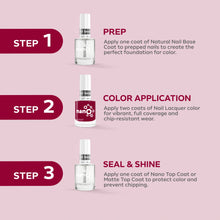 Load image into Gallery viewer, L 2702 – Dark Rose Nail Polish – 15ml | High Gloss, Gel Like Finish Rose Red Nail Polish | Deep Romantic Red Nail Lacquer