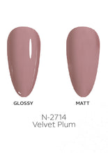 Load image into Gallery viewer, N-2714-Velvet Plum Gel Polish 15ml
