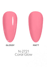 Load image into Gallery viewer, N-2721-Coral Glow Gel Polish 15ml
