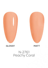 Load image into Gallery viewer, N-2761-Peachy Coral Gel Polish 15ml
