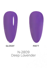 Load image into Gallery viewer, N-2809-Deep Lavender Gel Polish 15ml
