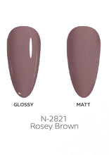 Load image into Gallery viewer, N-2821-Rosey Brown Gel Polish 15ml
