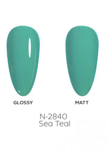 Load image into Gallery viewer, N-2840-Sea Teal Gel Polish 15ml
