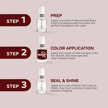 Load image into Gallery viewer, L 2843 – Burgundy Blast Nail Polish – 15ml | High Gloss, Gel Like Finish Deep Burgundy Nail Polish | Bold Dark Red Nail Lacquer