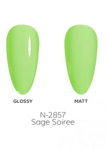 Load image into Gallery viewer, N-2857-Sage Soiree Gel Polish 15ml
