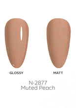 Load image into Gallery viewer, N-2877-Muted Peach Gel Polish 15ml
